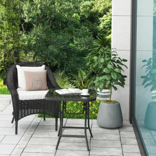 Lanterne extérieure sur pied pour jardin