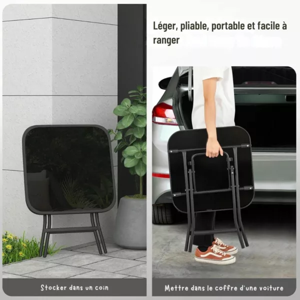 Lanterne extérieure sur pied pour jardin