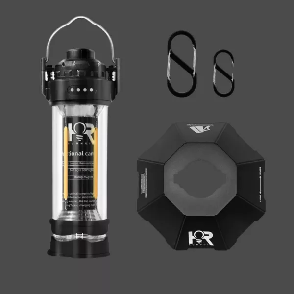 Lanterne portable de camping – lumière LED ultra puissante pour vos nuits en plein air – rechargeable et étanche