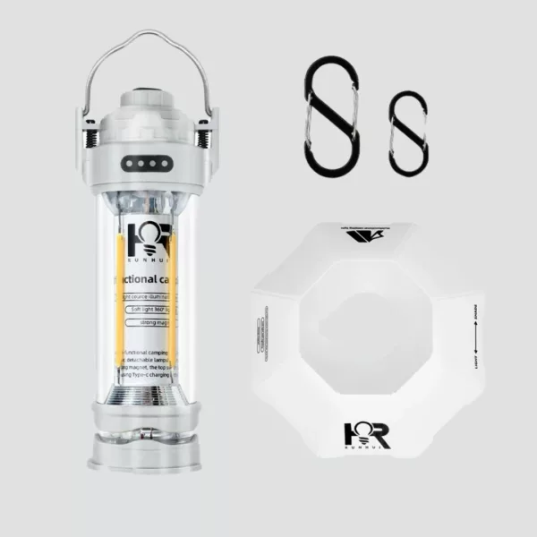 Lanterne portable de camping – lumière LED ultra puissante pour vos nuits en plein air – rechargeable et étanche