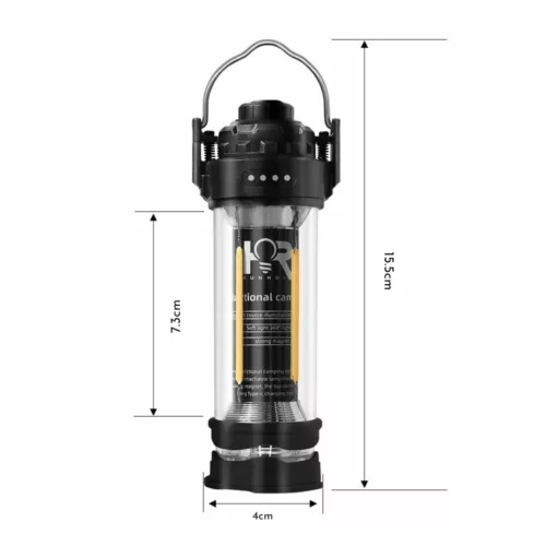 Lanterne portable de camping – lumière LED ultra puissante pour vos nuits en plein air – rechargeable et étanche