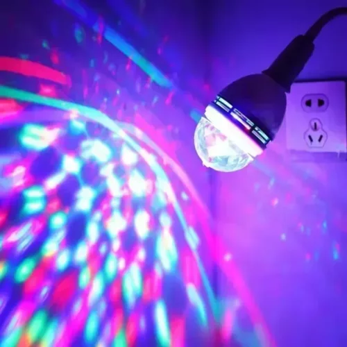 Lumière disco rotative à fixer plafond – Ambiance festive instantanée pour vos soirées à domicile