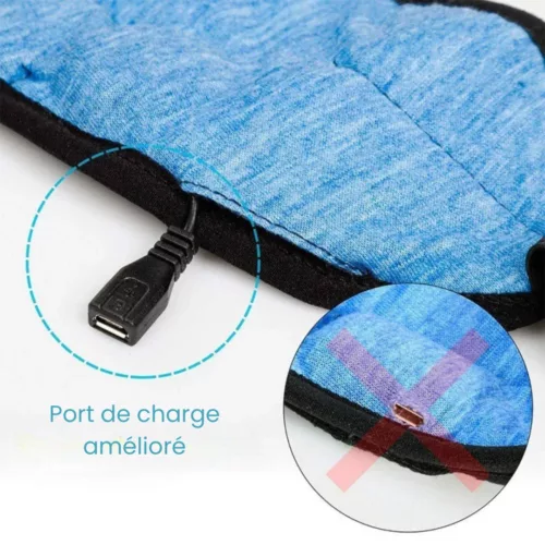 Masque de sommeil voyage avec bouchons d’oreilles – Repos total en avion, train ou hôtel – Sommeil profond garanti