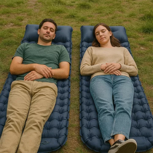 Matelas autogonflant léger pour trekking – Confort ultime en randonnée – Compact et facile à transporter