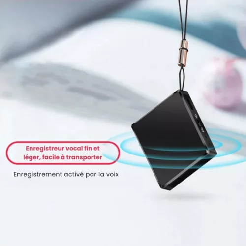 Mini enregistreur vocal autonome longue autonomie – Discret, compact et fiable pour capturer tous vos mémos sans interruption