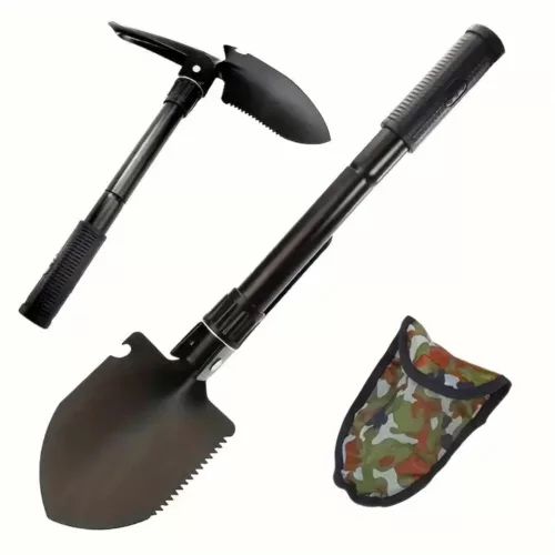 Mini pelle pliante multifonction randonnée – Compacte et robuste pour camping, survie et aventures outdoor