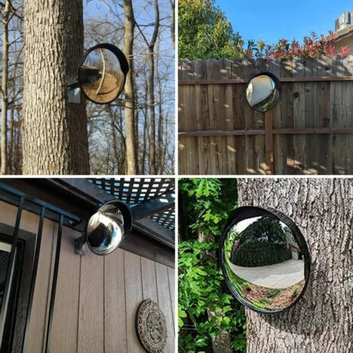 Miroir espions grand angle pour garage