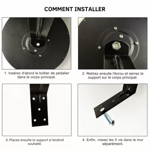 Miroir espions grand angle pour garage