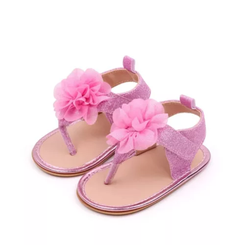 Nu-pieds fille fermeture scratch confort été – légers et respirants pour marcher sans douleur tout l'été