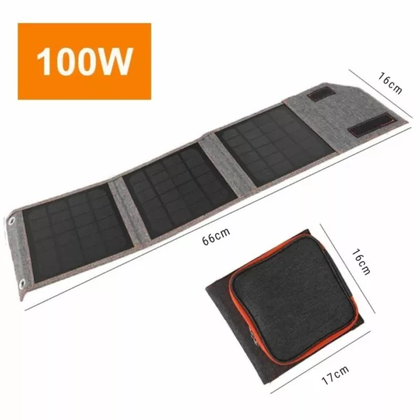 Panneau solaire pliable pour bivouac – Recharge rapide en plein air, léger et compact pour vos aventures