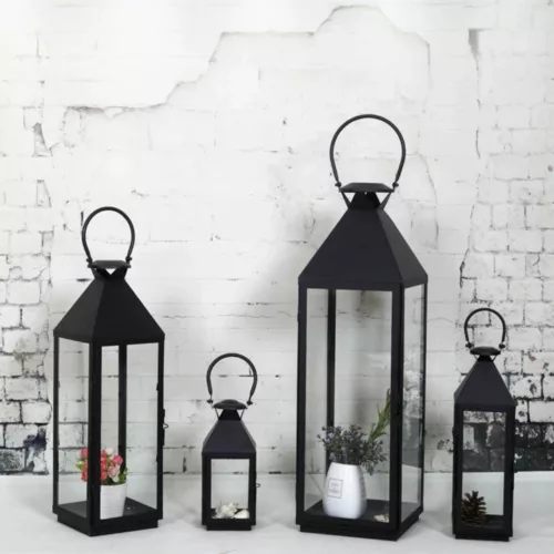 Photophore extérieur pour table de jardin – Ambiance chaleureuse et éclairage doux pour soirées en plein air