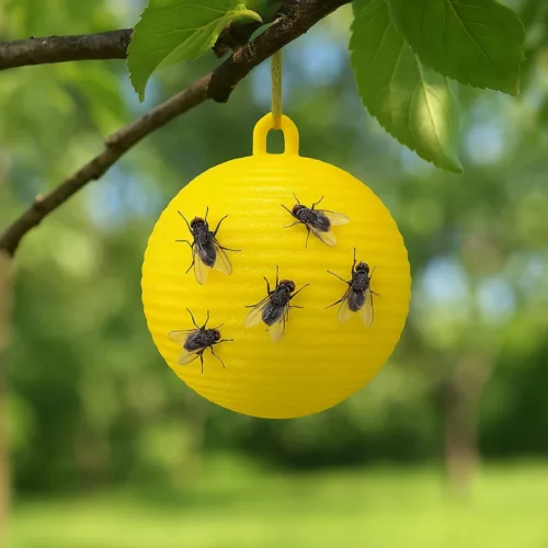 Piège à mouches écologique pour terrasse – Stop aux nuisibles sans produits chimiques – Efficace, réutilisable et sans odeur