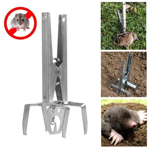 Piège anti taupe efficace – Éliminez les taupes rapidement et sans effort – Solution durable pour jardin sain