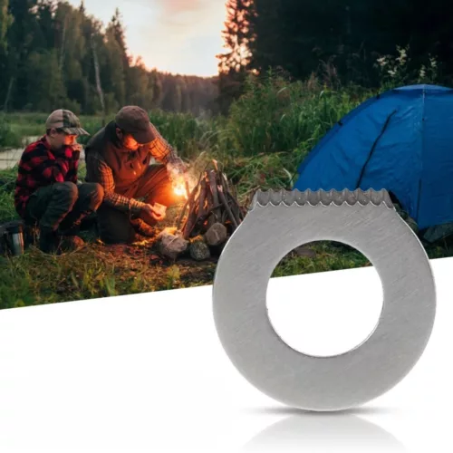 Pierre à feu avec grattoir randonnée – Allumage rapide et fiable par tous les temps – Indispensable en bivouac