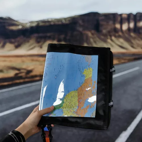 Pochette étanche pour cartes randonnée – Protection fiable par tous les temps – Idéale pour cartes IGN et GPS
