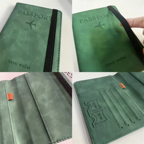 Pochette passeport et billets de train sécurisée – Tout garder à portée de main en voyage, sans stress ni perte