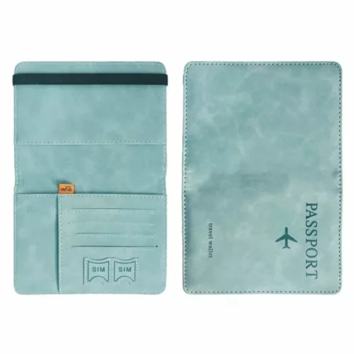 Pochette passeport et billets de train sécurisée – Tout garder à portée de main en voyage, sans stress ni perte