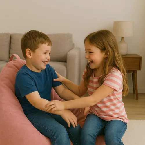 Pouf extérieur déhoussable tissu recyclé – Confort durable et éco-responsable pour jardin et terrasse