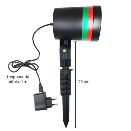 Projecteur laser extérieur effet ciel étoilé