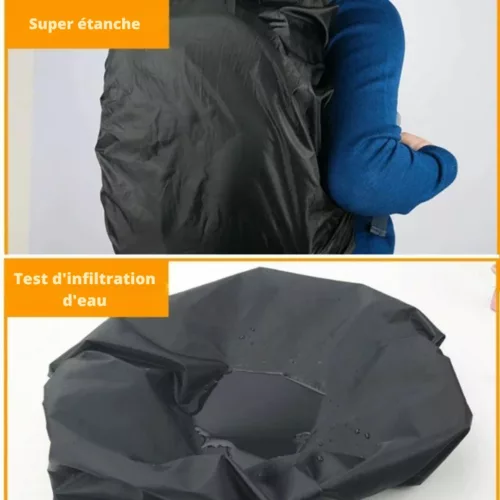 Protection pluie pour sac à dos randonnée – Gardez vos affaires au sec en toutes conditions – Étanche et légère