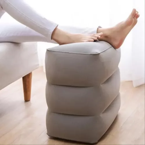 Repose-pieds gonflable pour train et avion – confort ultime en voyage, jambes légères et reposées