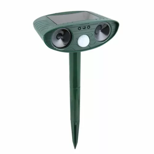Répulsif chat à ultrasons extérieur solaire – Protège efficacement jardin et terrasse sans produits chimiques