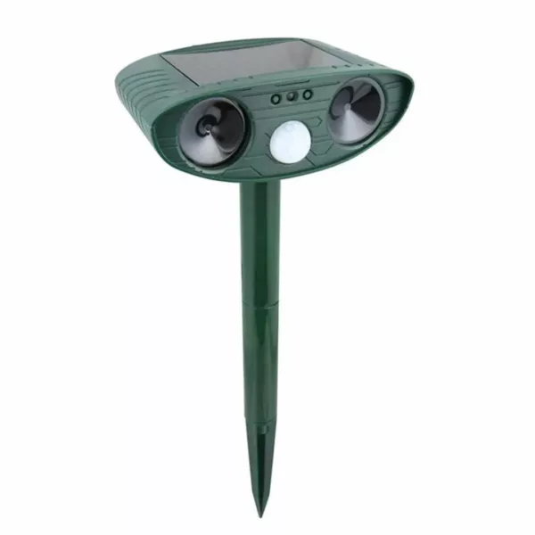 Répulsif chat à ultrasons extérieur solaire – Protège efficacement jardin et terrasse sans produits chimiques