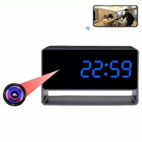 Réveil caméra espion avec vision nocturne
