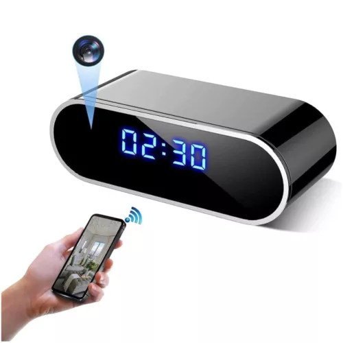 Réveil caméra espion avec vision nocturne