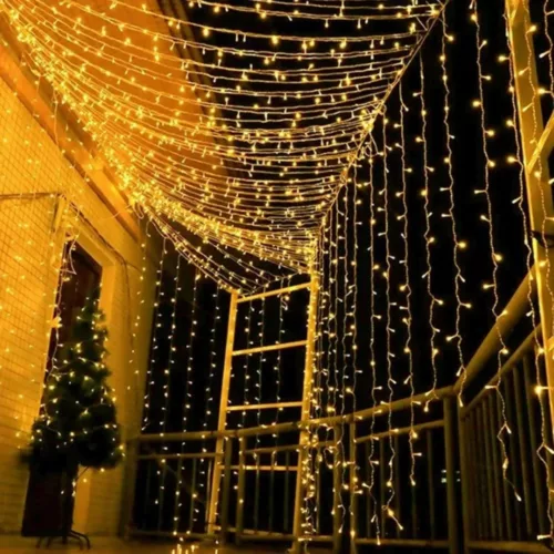 Rideau lumineux batterie pour décoration extérieure