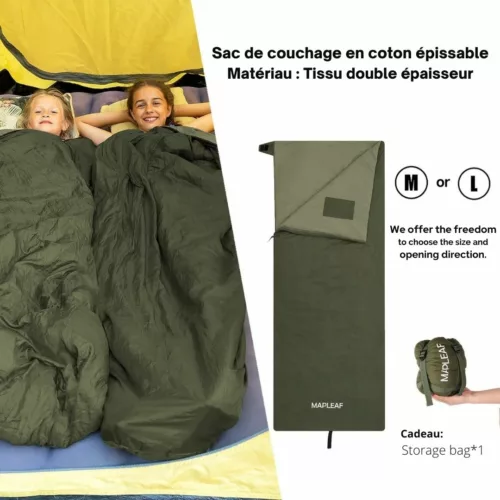 Sac de couchage compressible randonnée été – Ultra léger et compact pour nuits confortables en pleine nature