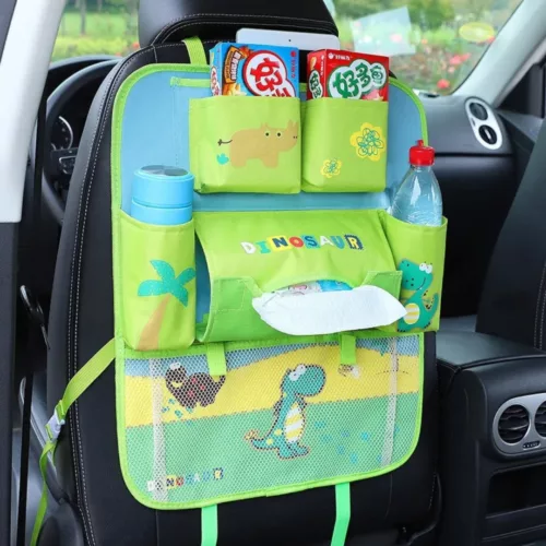Sac de rangement siège avant voiture enfant – Gardez jouets et goûters à portée de main, voyagez sereinement