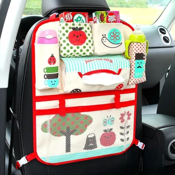 Sac de rangement siège avant voiture enfant – Gardez jouets et goûters à portée de main, voyagez sereinement