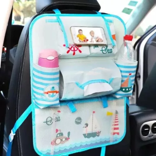 Sac de rangement siège avant voiture enfant – Gardez jouets et goûters à portée de main, voyagez sereinement