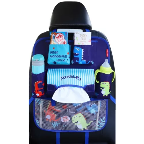 Sac de rangement siège avant voiture enfant – Gardez jouets et goûters à portée de main, voyagez sereinement