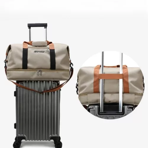 Sac de voyage pliable léger cabine avion – Compact, ultra léger et accepté en bagage cabine – Idéal week-end et escapades