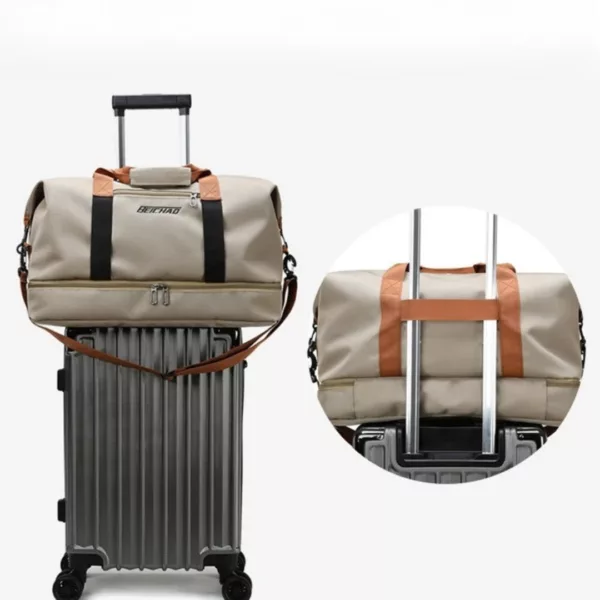 Sac de voyage pliable léger cabine avion – Compact, ultra léger et accepté en bagage cabine – Idéal week-end et escapades