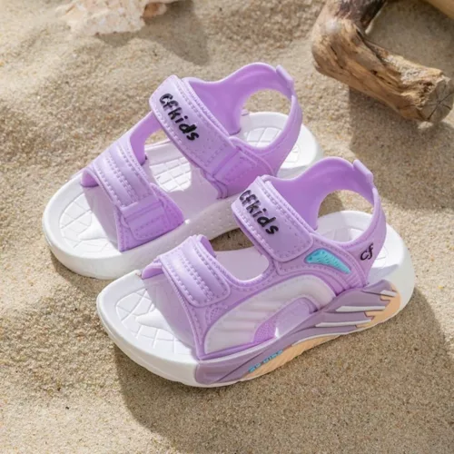 Sandales à scratch pour enfant pieds larges – confort optimal été – faciles à enfiler, idéales pour jeux extérieurs