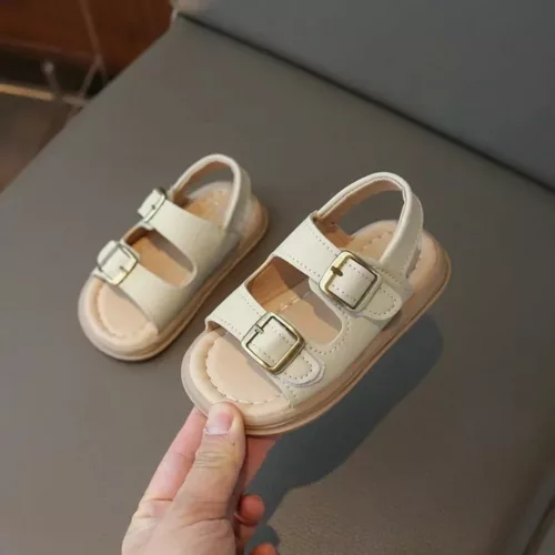 Sandales bébé fille à boucle réglable – Confort respirant et maintien sécurisé pour premiers pas élégants