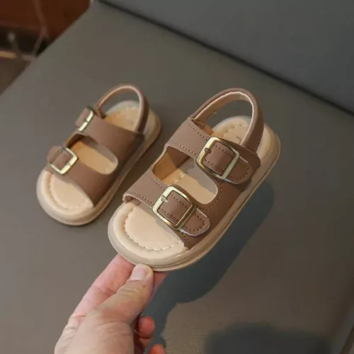 Sandales bébé fille à boucle réglable – Confort respirant et maintien sécurisé pour premiers pas élégants