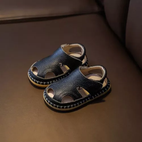 Sandales en cuir souple pour bébé