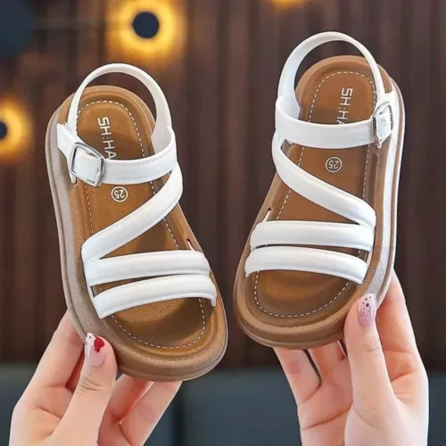 Sandales fille multibrides confort anti-transpiration – légères et respirantes pour l’été – maintien parfait & pieds au sec