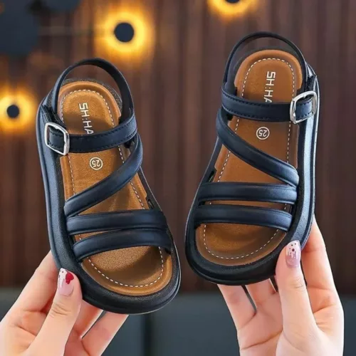 Sandales fille multibrides confort anti-transpiration – légères et respirantes pour l’été – maintien parfait & pieds au sec