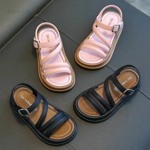 Sandales fille multibrides confort anti-transpiration – légères et respirantes pour l’été – maintien parfait & pieds au sec