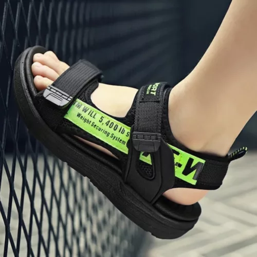 Sandales garçon semelle épaisse pour plage – confort anti-chocs, parfaites pour courir et jouer l’été