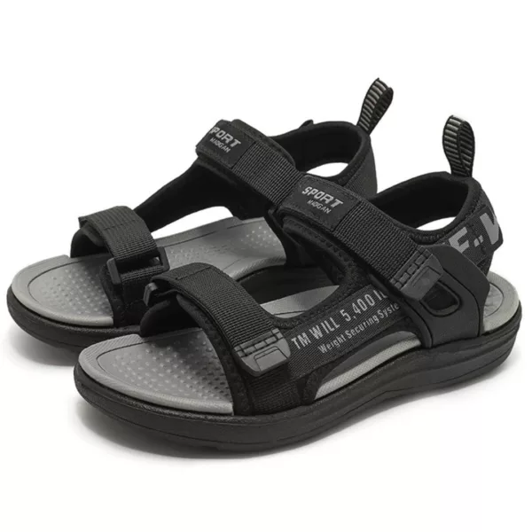 Sandales garçon semelle épaisse pour plage – confort anti-chocs, parfaites pour courir et jouer l’été