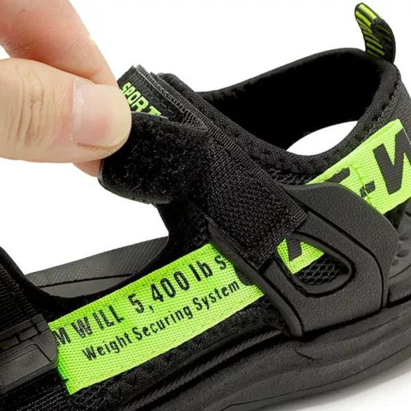 Sandales garçon semelle épaisse pour plage – confort anti-chocs, parfaites pour courir et jouer l’été
