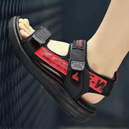 Sandales garçon semelle épaisse pour plage – confort anti-chocs, parfaites pour courir et jouer l’été