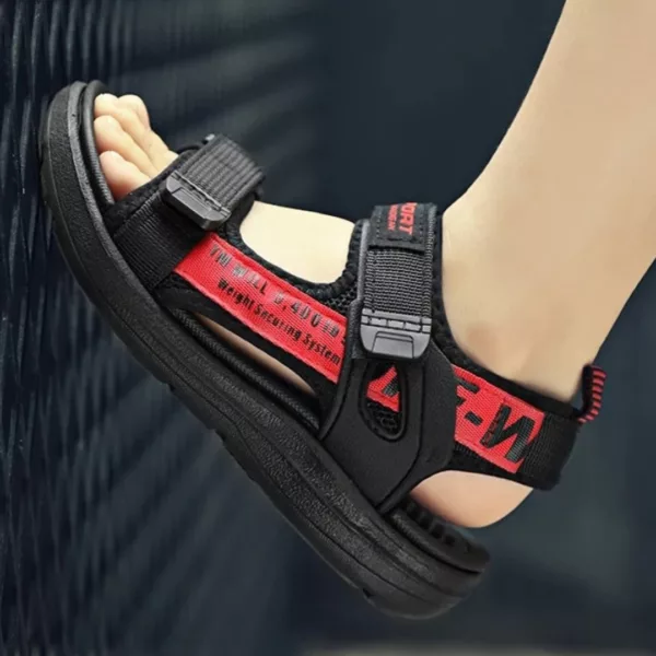Sandales garçon semelle épaisse pour plage – confort anti-chocs, parfaites pour courir et jouer l’été