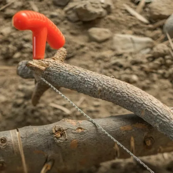 Scie à fil portable pour randonnée – Coupez bois et branches facilement en pleine nature – Ultra légère et compacte